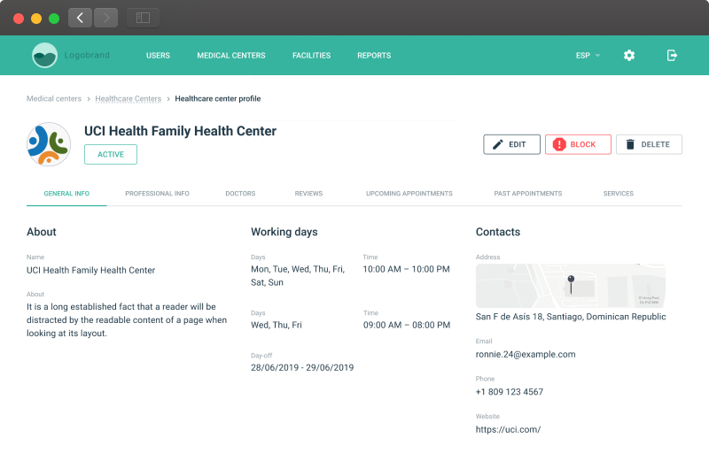 Web App Functionality to CRUD Medical Personnel